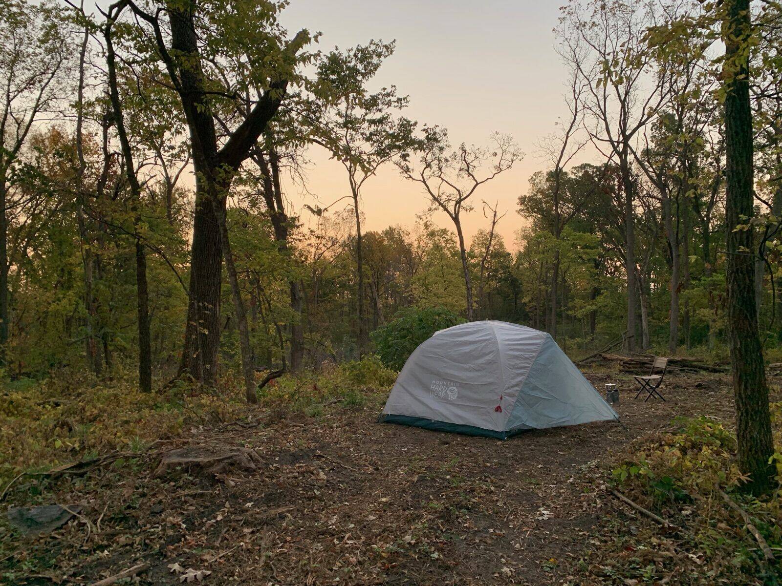 Campsite area on the property